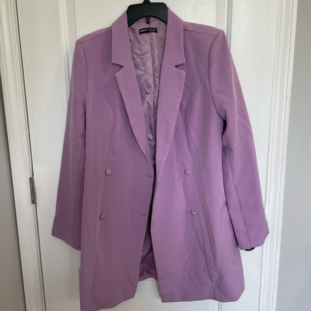 Brand: shein, color: purple, size: Large and XL